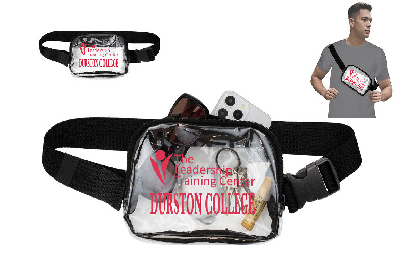 Clear Stadium Compliant Cross-Body Belt Bag